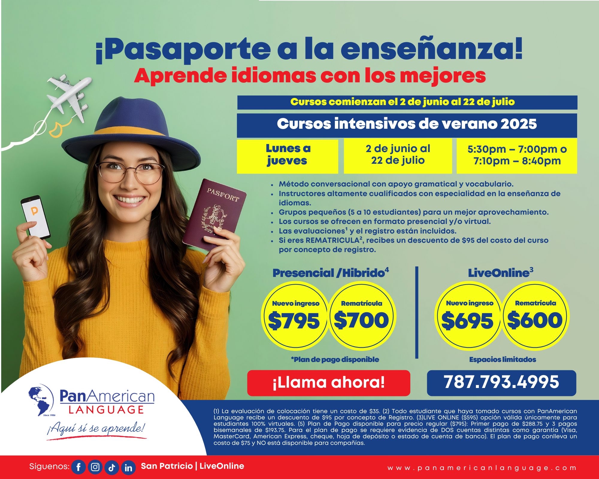 Sin especial primavera Informativa Marzo PanAmerican Language - Lenguas